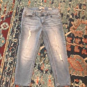 Seven 7 Girlfriend Frayed Jeans